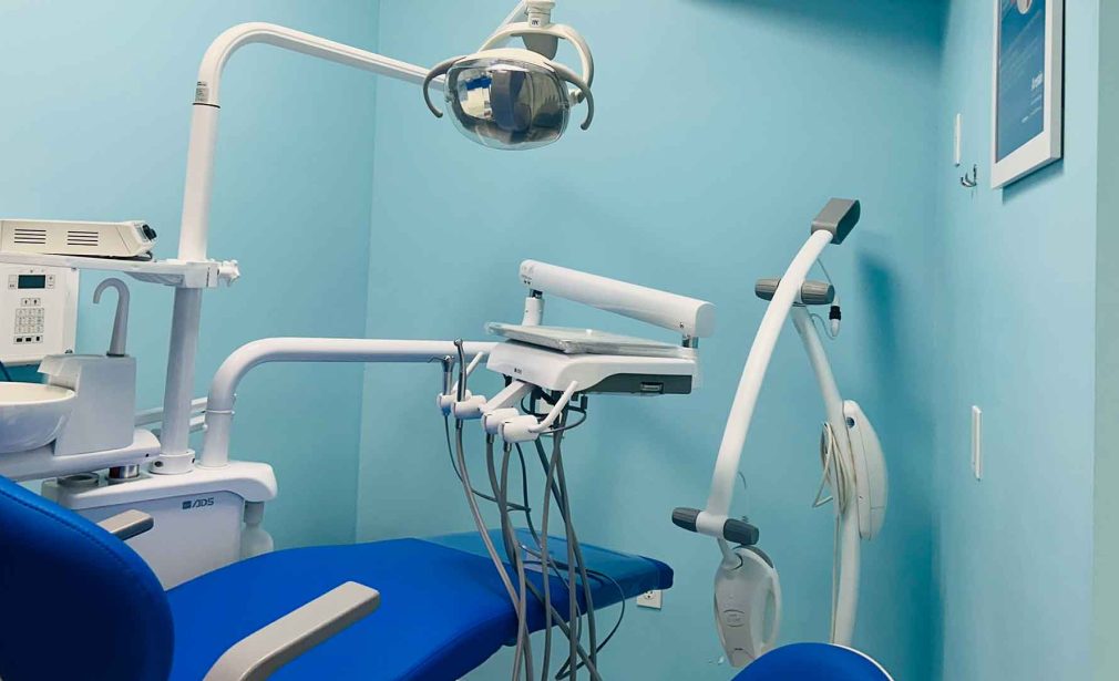 Modern dental treatment room at Dental Blush Bonita Springs