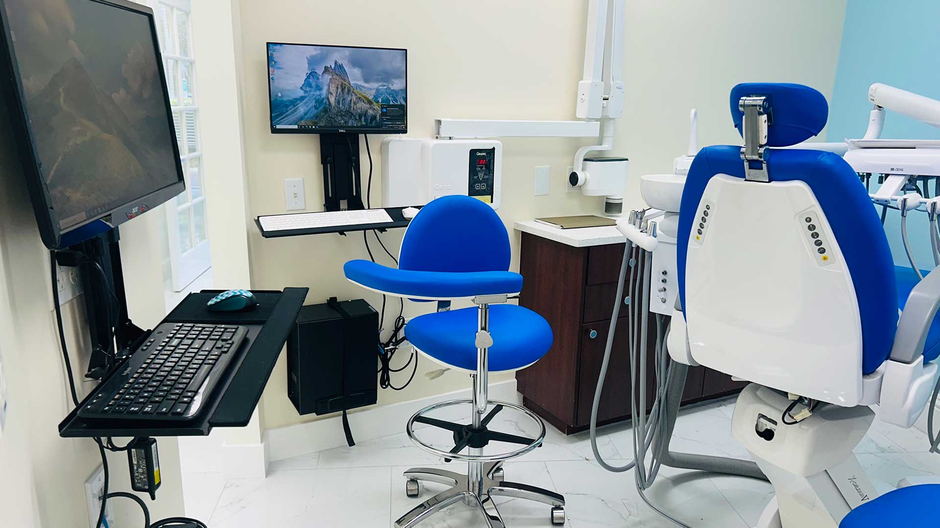 Modern dental treatment room at Dental Blush Bonita Springs