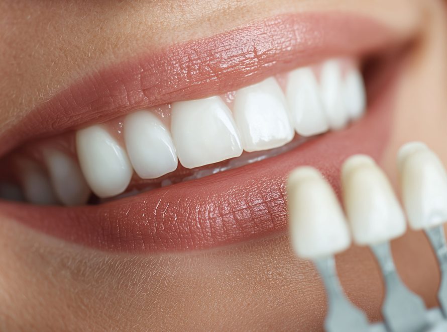 Dental Blush Cape Coral team providing dental veneer treatment