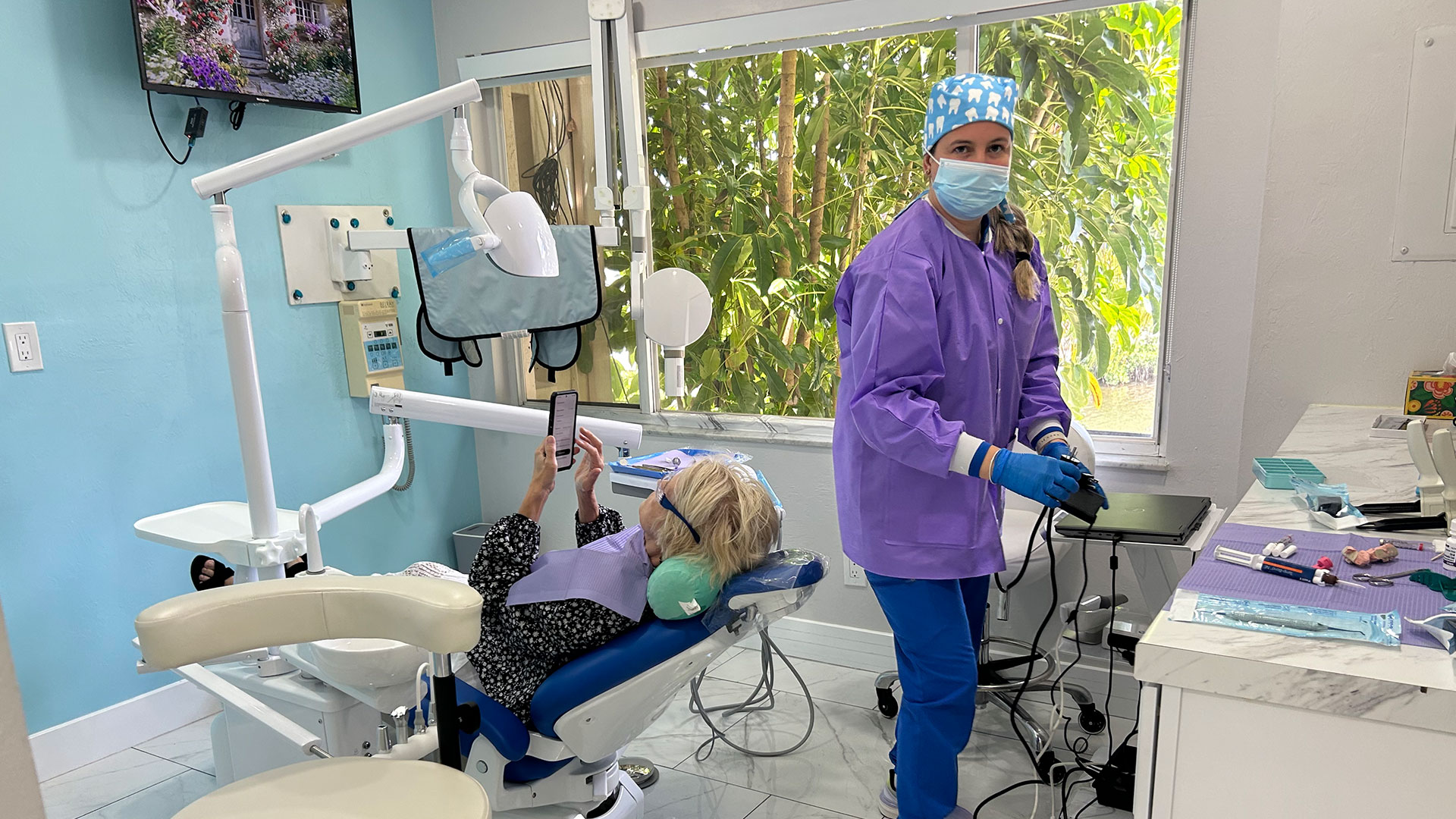 Dental Blush Cape Coral team providing bilingual contact support