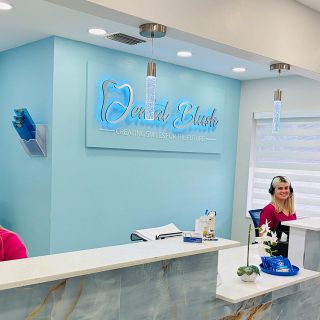 Dental Blush Cape Coral front desk team welcoming patients