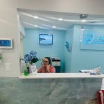 Dental Blush reception area for dry mouth evaluations and dental care