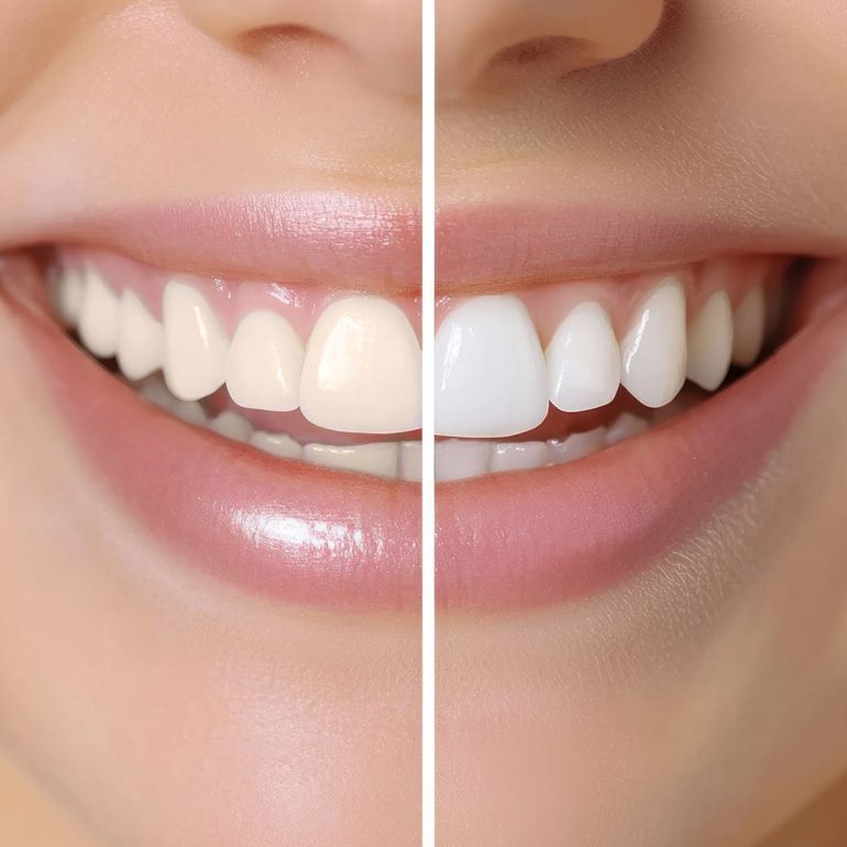 Bright Smile After Professional Whitening in Lauderhill