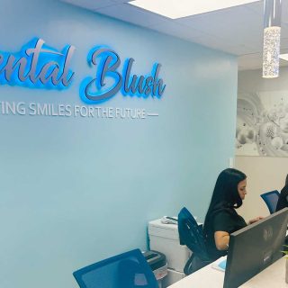 Dental Smile Design in Miami with Dental Blush Tamiami front desk team assisting patients