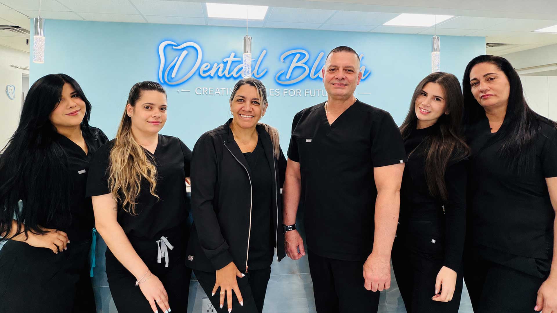 Dental Blush team at our Tamiami dental office near SW 8th St in Miami, Florida