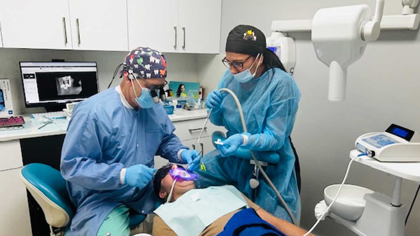 Dr. Jose Seota - Emergency Dental Care in Miami Dr. Jose Seota providing emergency dental care in Miami at Dental Blush